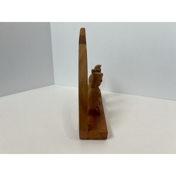 Hand Carved Wood Wise Men, Christmas Star, Nativity, 6” - Picture 5 of 8